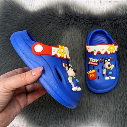 Кроки дитячі для хлопчика Fashion сині з песиком 5785