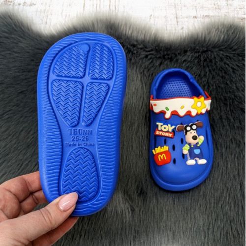 Кроки дитячі для хлопчика Fashion сині з песиком 5785