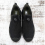 Кроссовки мокасины мужские Dago Style черные сетка 3127-3