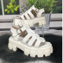 Босоножки женские Fashion белые на платформе 4880