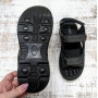 Сандалі босоніжки чоловічі Swin Shoes чорні шкіряні на липучках 3930
