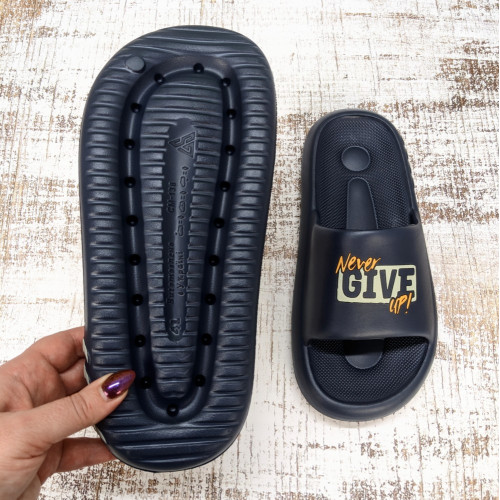 Шльопанці чоловічі Гіпаніс сині сланці пінкові 3745