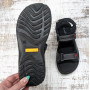 Сандалі чоловічі спортивного типу ClubShoes чорні шкіряні на липучках 3958
