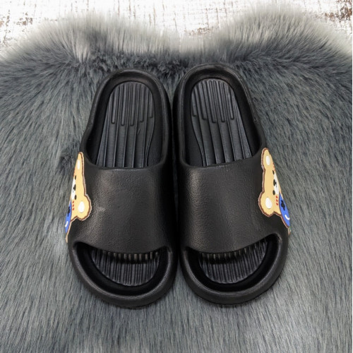 Шльопанці дитячі для хлопчика Fashion чорні сланці пінка 5865