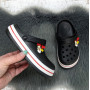 Кроксы детские для девочки Luck Line черные с джибитсей Minnie 5108_2