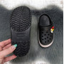 Кроксы детские для девочки Luck Line черные с джибитсей Minnie 5108_2