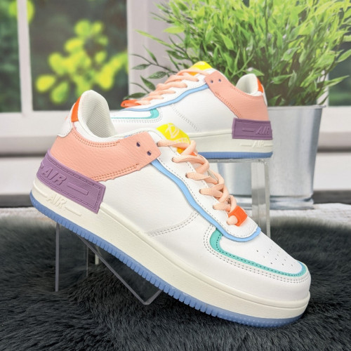 Кросівки жіночі Ditof білі з фіолетовим еко-шкіра 8030
