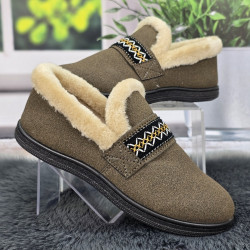 Тапочки-чуні жіночі закриті Dago Style кавові утеплені 8051