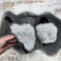 Тапочки женские меховые Fangre серые 4570_3