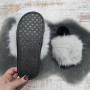 Тапочки женские меховые Fangre серые 4570_3