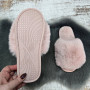 Тапочки женские меховые Fangre пудровые 8049