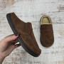 Тапочки чоловічі домашні Dago Style коричневі утеплені 3765