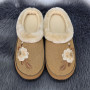 Тапочки жіночі домашні Dago Style пісочні теплі без задника 2174_4
