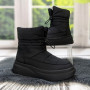 Сапоги дутики зимние женские Lonza черные короткие 4697
