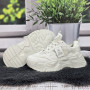 Кроссовки женские Swin Shoes белые на объемной подошве демисезонные 4798-2