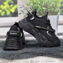 Кросівки жіночі Swin Shoes чорні на об'ємній підошві демісезонні 8075