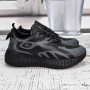 Кросівки підліткові для хлопчика ZOEGOR чорні з сірим еко-шкіра 5957