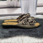 Капці жіночі Белста коричневі відкриті з корковою устілкою 2432_2