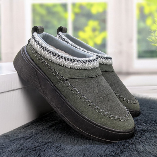 Угги низкие женские зимние на меху Dago Style серые 4567