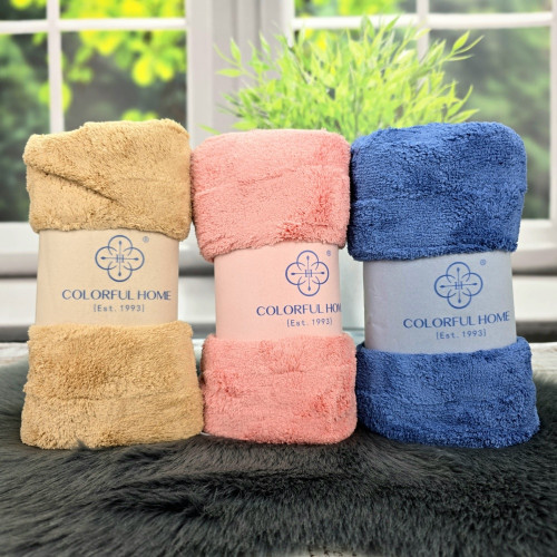 Набір із 3 рушників для обличчя мікрофібра COLORFUL HOME 50*100 см №1