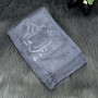 Полотенце кухонное микрофибра 35х75 см серое 208Kyx_Cofe_kolor 