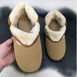 Тапочки-чуні жіночі закриті Dago Style кавові пісочні 2403_2 Тапочки-чуні жіночі закриті Dago Style кавові пісочні 2403_2