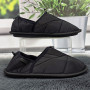 Тапочки жіночі Белста чорні утеплені плащівка закриті із задником 8191