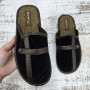 Тапочки чоловічі домашні Белста коричневі із закритим носком на поліуретановій підошві 3230-3