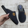 Капці чоловічі Inblu сині фетрові із закритим носком на поліуретановій підошві 6024