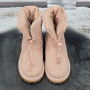 Дутики женские зимние Bashili розовые на меху 8255