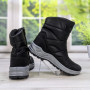 Чоботи чоловічі зимові Paolla чорні еко-шкіра на блискавці утеплені хутром 3807