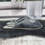 Тапочки жіночі домашні Белста сірі із закритим носком на тонкій підошві 8290