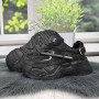 Кросівки жіночі Swin Shoes чорні на об'ємній підошві демісезонні 8075-2