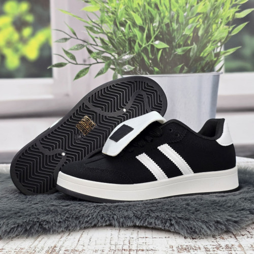 Кросівки кеди жіночі Gollmony чорні з білим демісезонні 8317