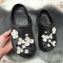 Сабо крокси жіночі Dago Style чорні ЕВА з джибітсами 4041-3