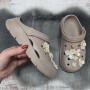 Сабо крокси жіночі Dago Style кавового кольору ЕВА з джибітсами 4041-3