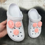 Сабо крокси жіночі Dago Style білі ЕВА з джибітсами 4041-4