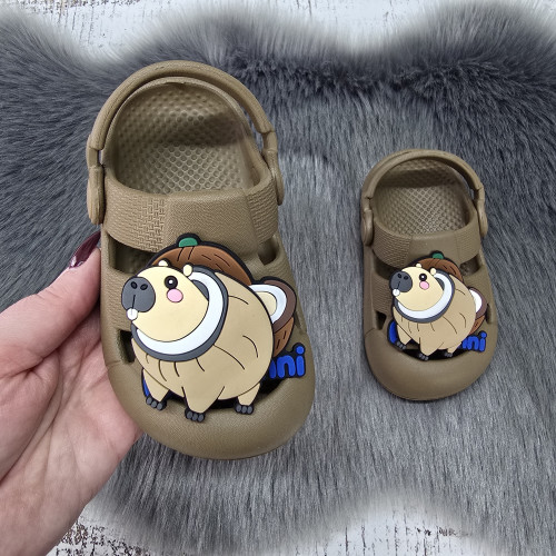 Крокси сабо дитячі для хлопчика Dago Style пісочні піна ЕВА 7149