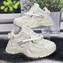 Кросівки жіночі Swin Shoes білі на об'ємній підошві демісезонні 8075-2