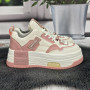 Кросівки жіночі Veagia білі з рожевим демісезонні на платформі 8376