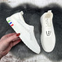 Мокасини жіночі Ok Shoes молочні текстильні сітка 8396