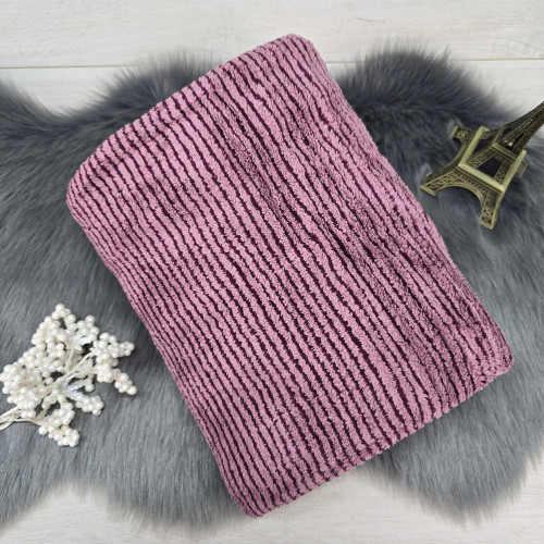 Рушник сауна мікрофібра 80х160 см бордового кольору Травка 540
