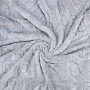 Рушник для обличчя мікрофібра 50*100 см COLORFUL HOME сірого кольору Ракушка 72