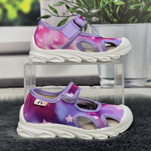Тапочки дитячі для дівчинки Weestep бузкові 5963