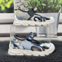 Тапочки дитячі для хлопчика Weestep сіро-блакитні 5963