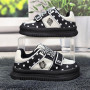 Кросівки дитячі для дівчинки Tom.m білі з чорним демісезонні 7257