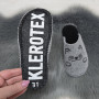 Тапочки дитячі Klerotex сірі фетрові паркетні 7280