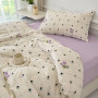 Комплект постільної білизни страйп сатин євро розмір COLORFUL HOME №8 5005