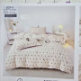 Комплект постільної білизни страйп сатин євро розмір COLORFUL HOME №8 5005