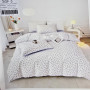 Комплект постільної білизни страйп сатин євро розмір COLORFUL HOME №10 5005